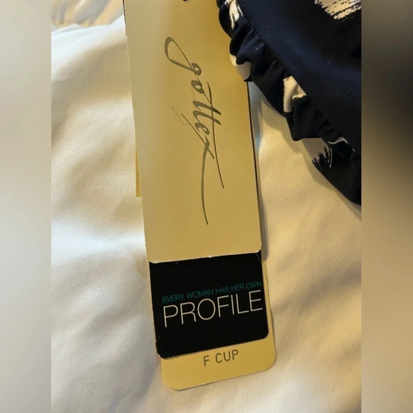 🆕 Profile by Gottex Underwire Tankini Top 32F swimsuit bathing suit - Picture 9 of 10